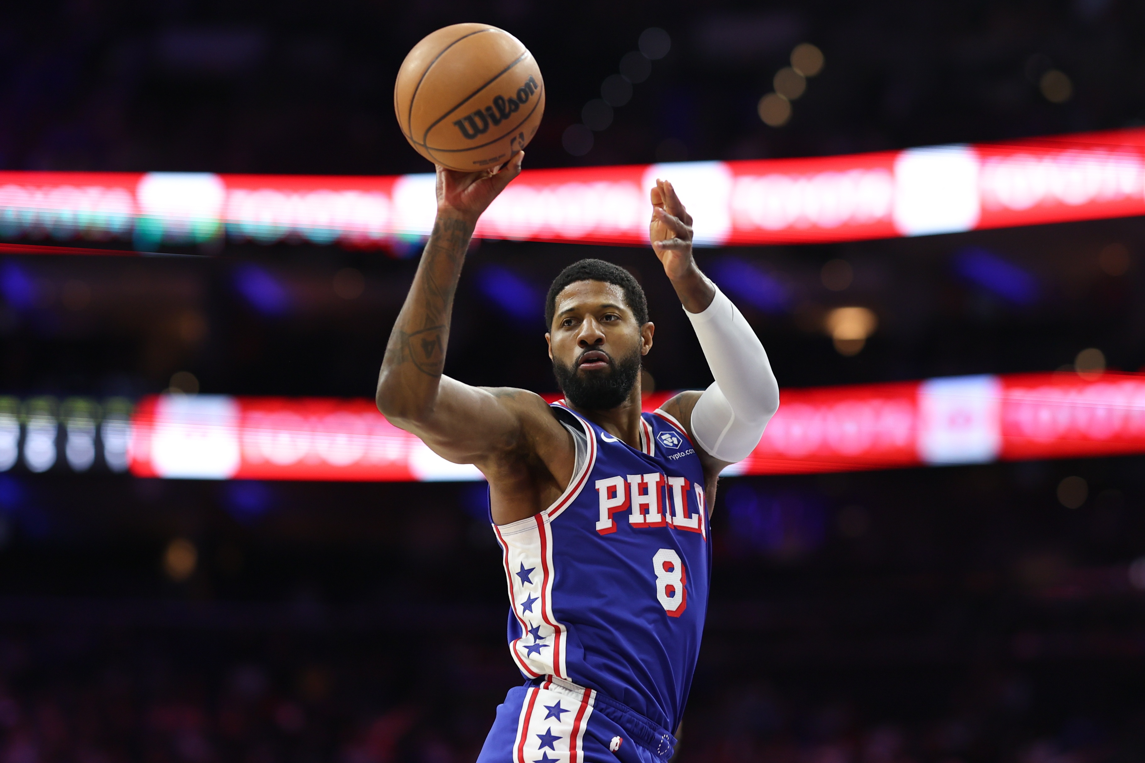 pg麻将胡了-加时打得好！乔治9中4拿到10分7板4助2断1帽 5次犯规